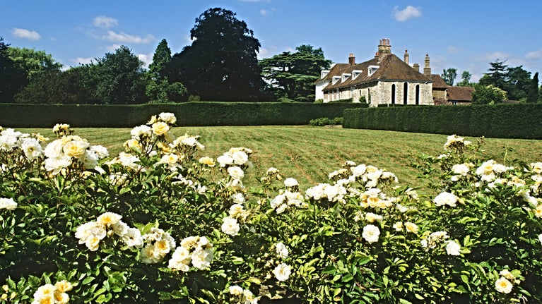 An image of St John's Jerusalem taken from the garden